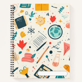 Spaß und buntes "Back to School"-Notebook Notizblock