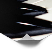 Spaß und buntes Musikposter Poster (Ecke)