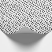 Spaß-und cooler Computer-binäres Codeschema Geschenkpapier (Ecke)