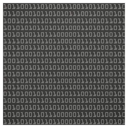 Spaß-und cooler Computer-binäres Codeschema Stoff (Muster)