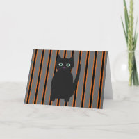 Spaß und edle Halloween-Schwarze Katzen