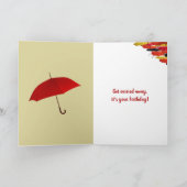 Spaß und einzigartige Geburtsmeldung Karte (Innenseite)