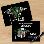 Spaß und einzigartiger Schwarz-Foto-Collage-Abschl Ankündigung