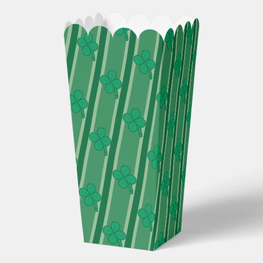 Spaß und Extravagant 4 Leaf Clover Popcorn Geschenkschachtel (Rückseite)