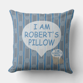 Spaß und Extravagant anpassbare Spirale gestreift Kissen