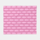 Spaß und Extravagant gestrichener rosa Bow Fleecedecke (Vorderseite (Horizontal))