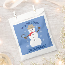 Spaß und Extravagant ist alles Cooler Schneemann D Geschenktütchen