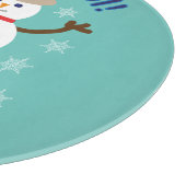 Spaß und Extravagant ist alles Cooler Schneemann D Schneidebrett (Ecke)