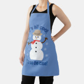 Spaß und Extravagant ist alles Cooler Schneemann D Schürze (InSitu)
