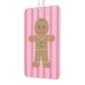 Spaß und Extravagant Pink Gingerbread Man Autolufterfrischer (Links)