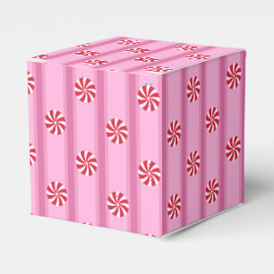 Spaß und Extravagant Pink Weihnachten Pfefferminzb Geschenkschachtel