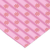 Spaß und Extravagant Pink Weihnachten Pfefferminzb Kurzer Tischläufer (Ecke)