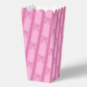 Spaß und Extravagant rosa Bow Popcorn Geschenkschachtel (Rückseite)