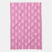 Spaß und Extravagant rosa Popcorn Geschirrtuch (Vertikal)