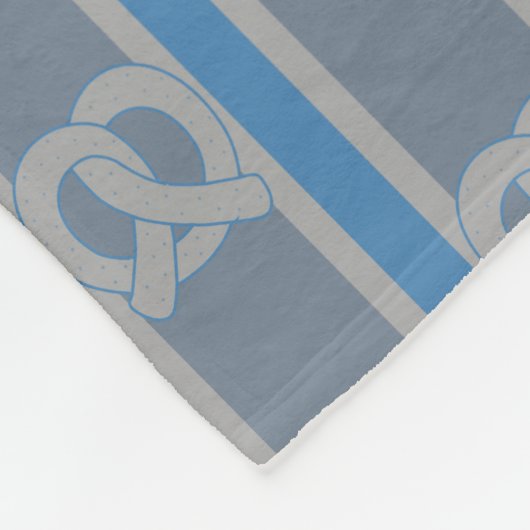 Spaß und Extravagante Bretzel Fleecedecke (Ecke)