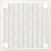 Spaß und Extravagante Halloween-Geister Glasuntersetzer (Rückseite)