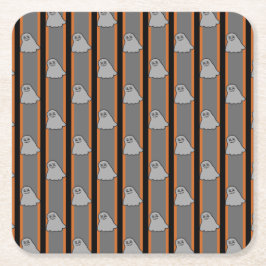 Spaß und Extravagante Halloween-Geister Rechteckiger Pappuntersetzer