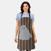 Spaß und Extravagante Halloween-Geister Schürze (Getragen)