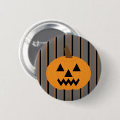 Spaß und Extravagante Halloween-Kürbis Button (Vorne & Hinten)