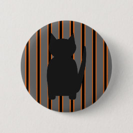 Spaß und Extravagante Halloween Schwarze Silhouett Button