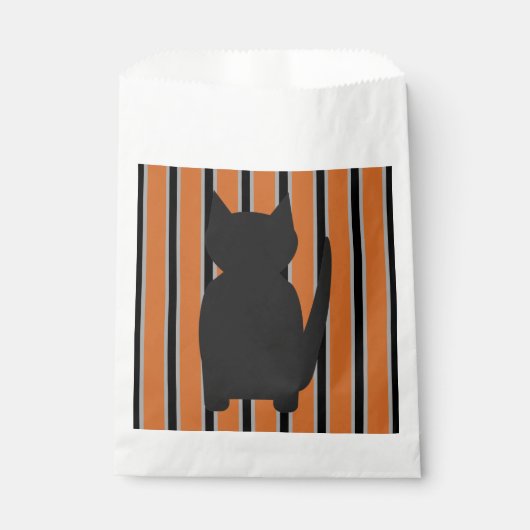 Spaß und Extravagante Halloween Schwarze Silhouett Geschenktütchen (Vorderseite)