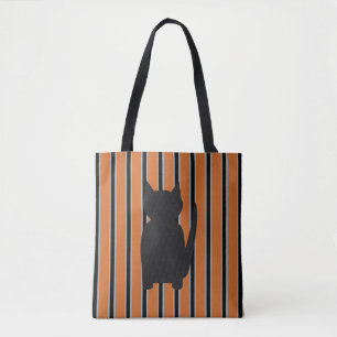 Spaß und Extravagante Halloween Schwarze Silhouett Tasche