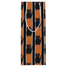Spaß und Extravagante Halloween-Schwarzkatzen Geschenktüte Für Weinflaschen