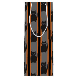 Spaß und Extravagante Halloween-Schwarzkatzen Geschenktüte Für Weinflaschen