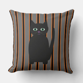 Spaß und Extravagante Halloween-Schwarzkatzen Kissen