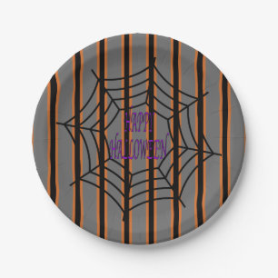 Spaß und Extravagante Halloween-Spinnwache Pappteller