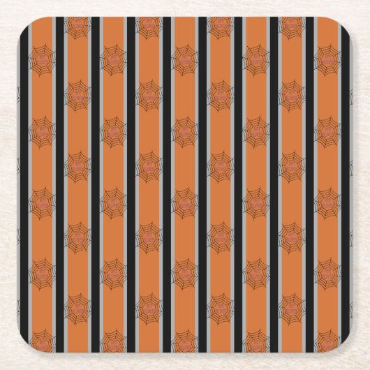 Spaß und Extravagante Halloween-Spinnwache Rechteckiger Pappuntersetzer (Vorderseite)