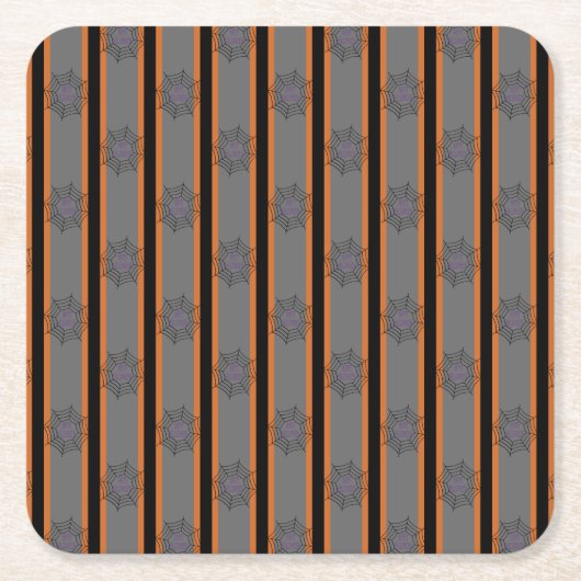 Spaß und Extravagante Halloween-Spinnwache Rechteckiger Pappuntersetzer (Vorderseite)