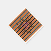 Spaß und Extravagante Halloween-Spinnwache Serviette (Ecke)