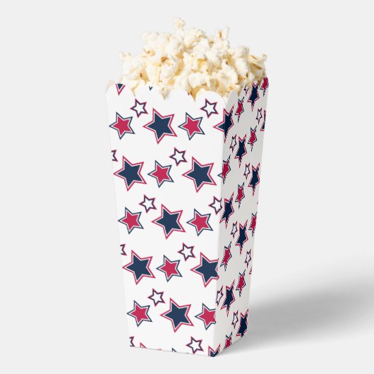 Spaß und Extravagante Patriotische Stars Popcorn Geschenkschachtel (Geplatzt)
