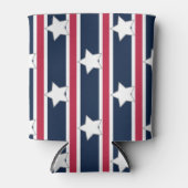 Spaß und Extravagante Patriotische US Flagge Dosenkühler (Vorderseite)