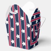Spaß und Extravagante Patriotische US Flagge Geschenkschachtel (Geöffnet)