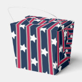 Spaß und Extravagante Patriotische US Flagge Geschenkschachtel (Rückseite)