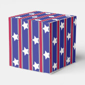 Spaß und Extravagante Patriotische US Flagge Geschenkschachtel (Rückseite)