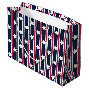 Spaß und Extravagante Patriotische US Flagge Große Geschenktüte