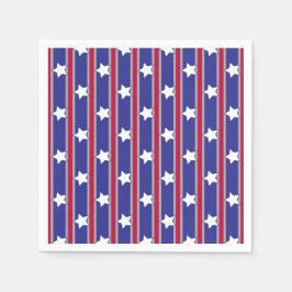 Spaß und Extravagante Patriotische US Flagge Serviette