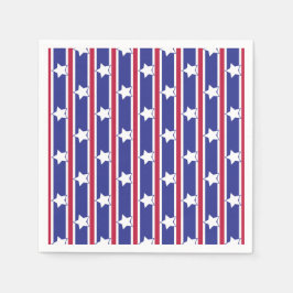 Spaß und Extravagante Patriotische US Flagge Serviette