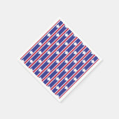 Spaß und Extravagante Patriotische US Flagge Serviette (Ecke)