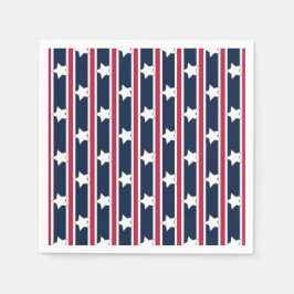 Spaß und Extravagante Patriotische US Flagge Serviette