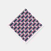 Spaß und Extravagante Patriotische US Flagge Serviette (Ecke)