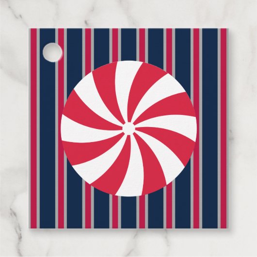 Spaß und Extravagante Pfefferminzbonbons Geschenkanhänger (Vorderseite)