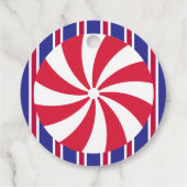 Spaß und Extravagante Pfefferminzbonbons Geschenkanhänger (Rückseite)