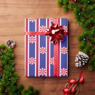 Spaß und Extravagante Pfefferminzbonbons Geschenkpapier