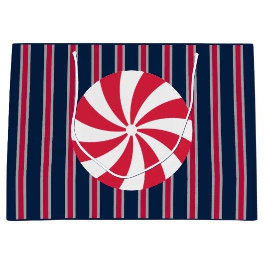 Spaß und Extravagante Pfefferminzbonbons Große Geschenktüte (Vorderseite)