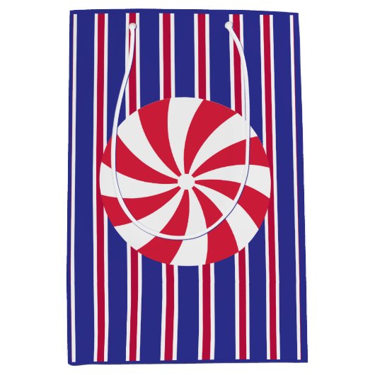 Spaß und Extravagante Pfefferminzbonbons Mittlere Geschenktüte (Vorderseite)