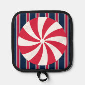 Spaß und Extravagante Pfefferminzbonbons Topflappen (Vorderseite)